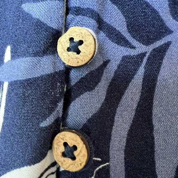 Roxy Dress Juniors Size Medium Blue & Green Everything Is Fine Strappy Mini - Picture 8 of 16